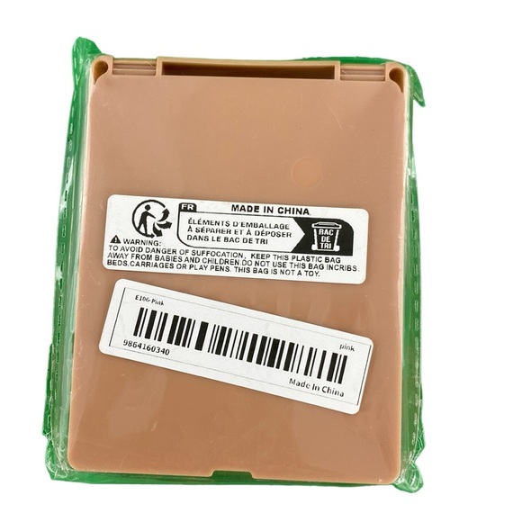 Mauve Pink 5 Piece Travel Mini Makeup Brush Set with Mirrored Case - Picture 6 of 16